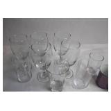 Assorted Collection of Glassware and Ceramic Mugs