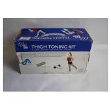 Bally Total Fitness Thigh Toning Kit with Thigh Toner, Slimmer Belts & Power Band