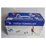 Bally Total Fitness Thigh Toning Kit with Thigh Toner, Slimmer Belts & Power Band