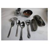 Vintage Set of Silverware and Tableware Collection