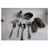 Vintage Set of Silverware and Tableware Collection