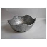 Hammered Metal Decorative Bowl