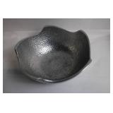 Hammered Metal Decorative Bowl