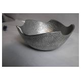 Hammered Metal Decorative Bowl