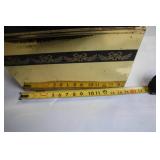 Vintage Brass Magazine Holder with Handle