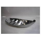 Stainless Steel Canoe-shaped Tray with Four Compartments
