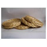 Set of 4 Woven Straw Placemats
