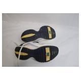 Pair of Nike Athletic Shoes, Size US 7.5, White and Blue