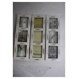 Distressed White Tabletop Tri-Fold Photo Frame