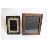 Set of 2 Assorted Photo Frames with Decorative Borders