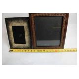 Set of 2 Assorted Photo Frames with Decorative Borders