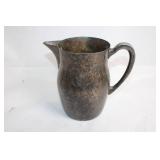 Vintage Patinated Metal Pitcher