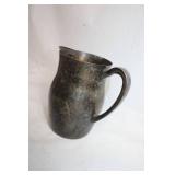 Vintage Patinated Metal Pitcher