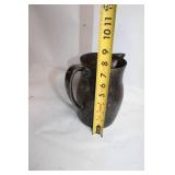 Vintage Patinated Metal Pitcher
