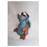 Handcrafted Ceramic Dragon Figurine by Artist