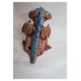 Handcrafted Ceramic Dragon Figurine by Artist