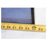 Framed Artwork Signed by Artist, Featuring Coastal Boats and Architecture