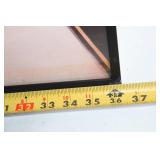 Framed Artwork Signed by Artist, Featuring Coastal Boats and Architecture