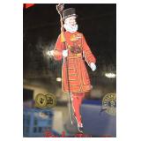Vintage Beefeater London Distilled Dry Gin Framed Bar Mirror