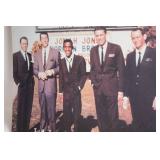Vintage Rat Pack Poster Featuring Frank Sinatra, Dean Martin, Sammy Davis Jr.