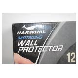 Narwhal Dartboard Wall Protector, 24-Inch Diameter
