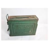Vintage .30 Cal Ammunition Box with Tools