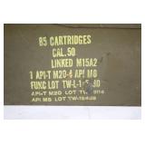 Metal Ammunition Storage Box with Lid and Handles