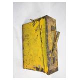 Vintage Metal Ammo Box with Assorted Screwdrivers