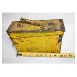 Vintage Metal Ammo Box with Assorted Screwdrivers