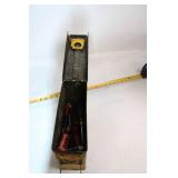 Vintage Metal Ammo Box with Assorted Screwdrivers