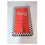 The Chess Set with Illustrated Book and Wooden Pieces
