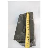 Vintage Military Metal Ammunition Storage Box