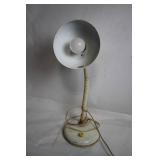 Vintage Adjustable Desk Lamp with Metal Shade