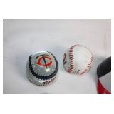Minnesota Twins Collectible Set: Baseballs, Mini Helmet, and Corey Koskie Figure