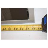 Large Framed Paris Canvas Print with Eiffel Tower Lit