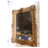 Vintage Ornate Gold Framed Mirror