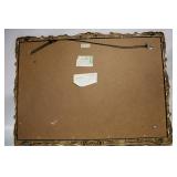 Vintage Ornate Gold Framed Mirror