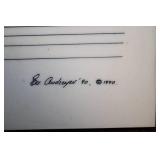 Limited Edition Chicago Bulls Artwork by E. Andzieye in Frame