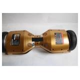 Swagtron Gold Hoverboard with Rubber Grip and 6.5â Wheels