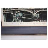 Framed Art Print of London Houses of Parliament by Maurice Legendre