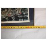 Framed Art Print of London Houses of Parliament by Maurice Legendre