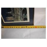 Framed Art Print of London Houses of Parliament by Maurice Legendre