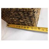 Pair of Wicker Storage Baskets in Natural Tones