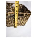 Pair of Wicker Storage Baskets in Natural Tones