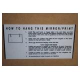 Vintage Carolina Mirror with Ornate Gold Frame