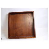 Large Wooden Serving Tray with Handles