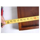 Large Wooden Serving Tray with Handles