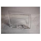 Acrylic Sign Holder with Curved Top - 8x10 Inches