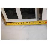 Double Photo Frame with Silver-Tone Border