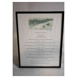 Framed Poem: 